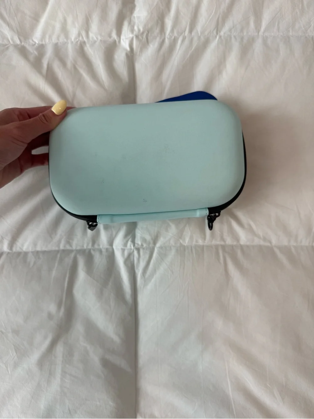 Light Blue Hard Shell Peptide Travel Case